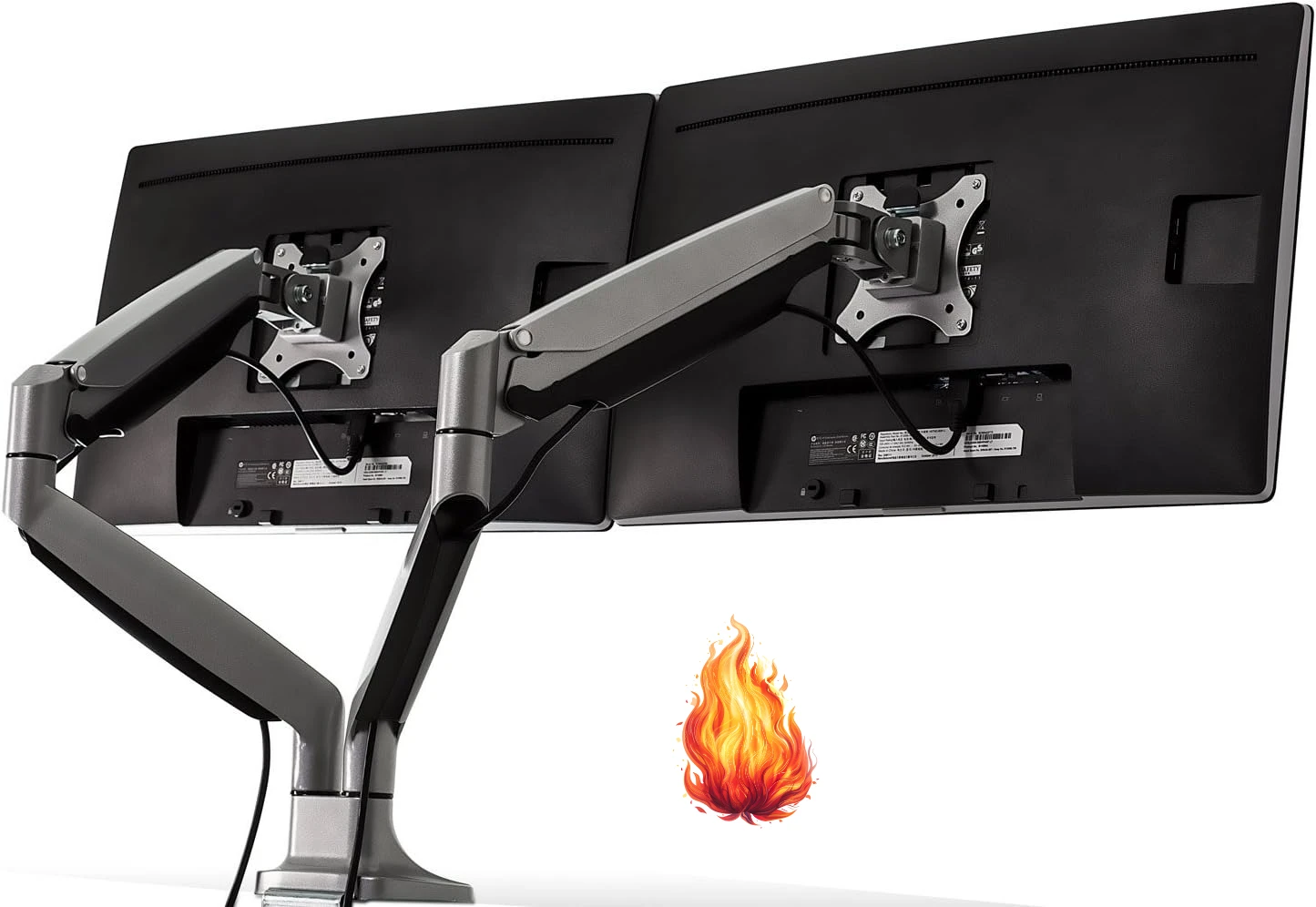 Adjustable Monitor Mount - (MI-1772) Dual Monitor Arm Mount Desk
