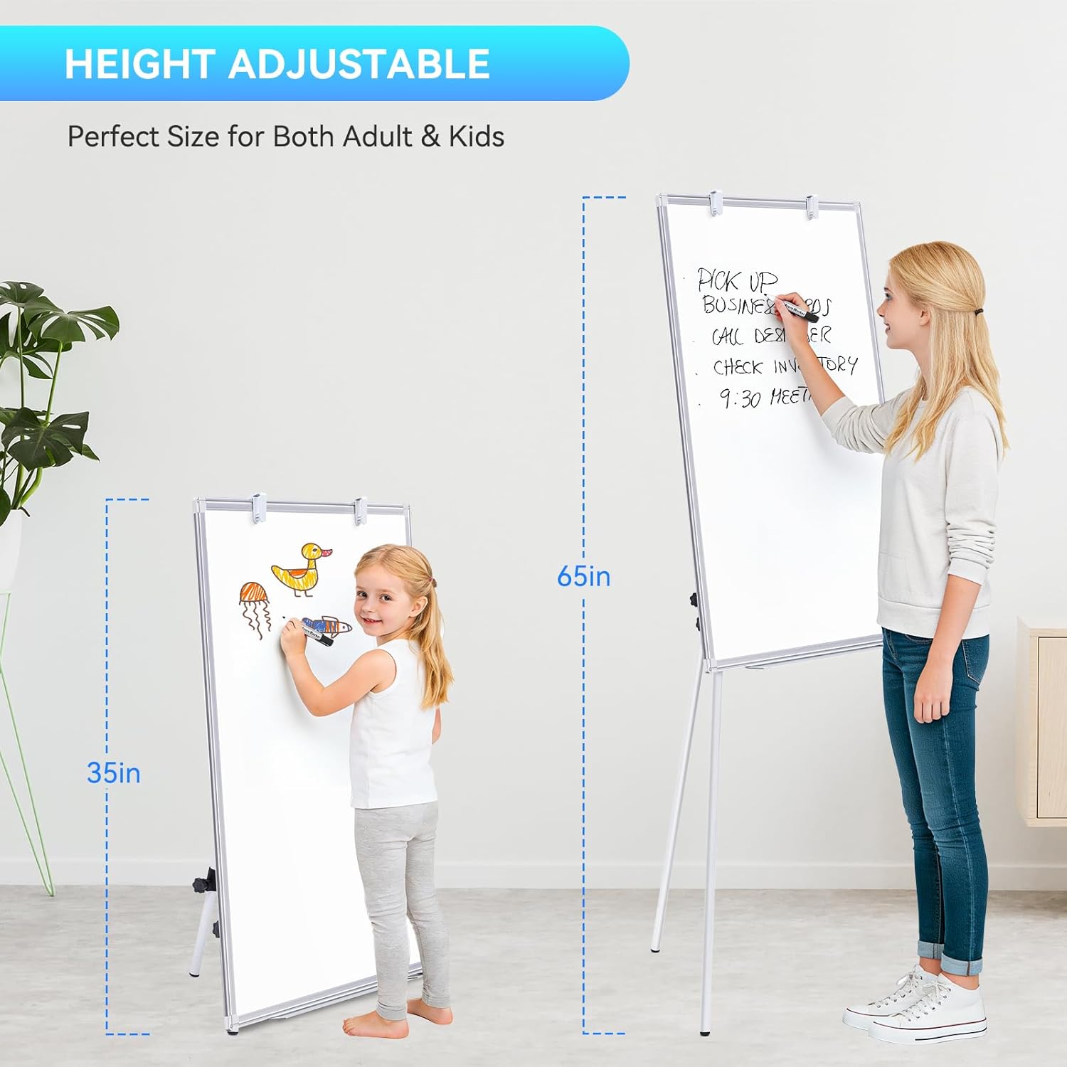 Magnetic Portable Dry Erase Ea - Whiteboard Easel Tripod avaliação e preço