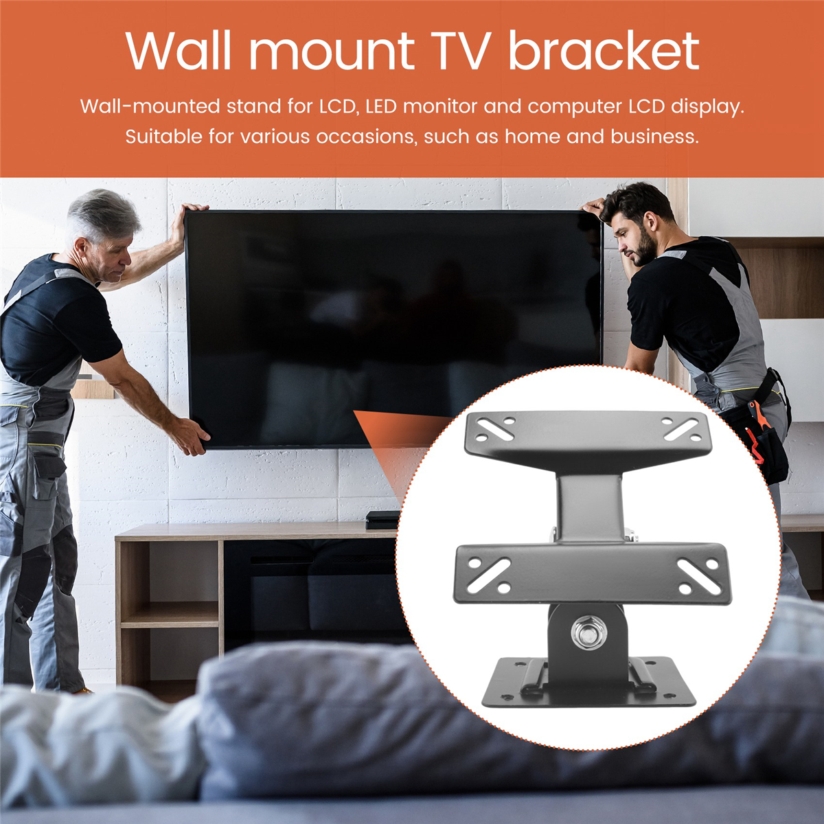 ABQR Universal Wall Mount Stan - Adjustable Monitor Mount avaliação e preço