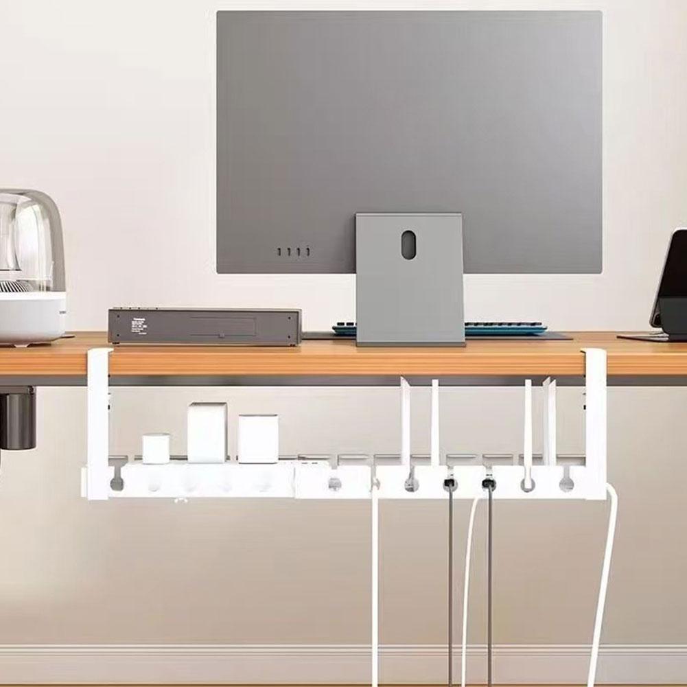 Extendable Under Desk Cable Ma - Cubicle Shelf Organizer avaliação e preço