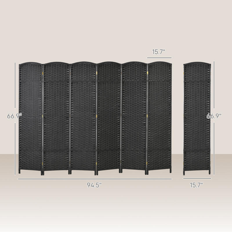 HOMCOM Folding Room Divider Sc - Partition Screen Divider avaliação e preço