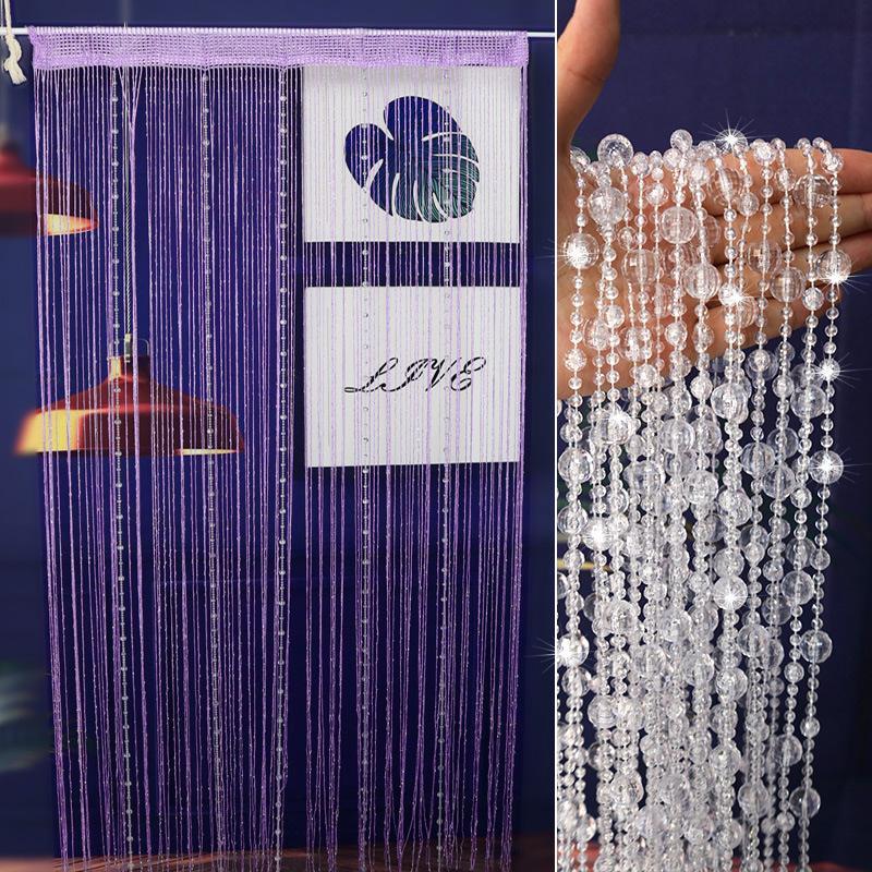 1pcs 100*200cm Crystal Beaded  - Partition Screen Divider avaliação e preço