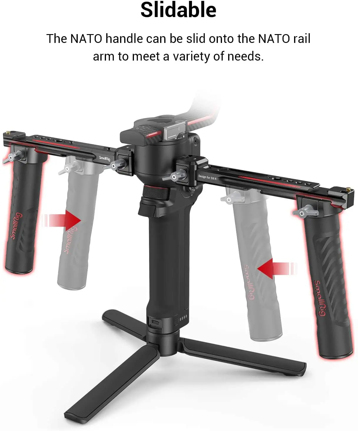 SmallRig 3027 Adjustable Dual  - Adjustable Monitor Mount avaliação e preço