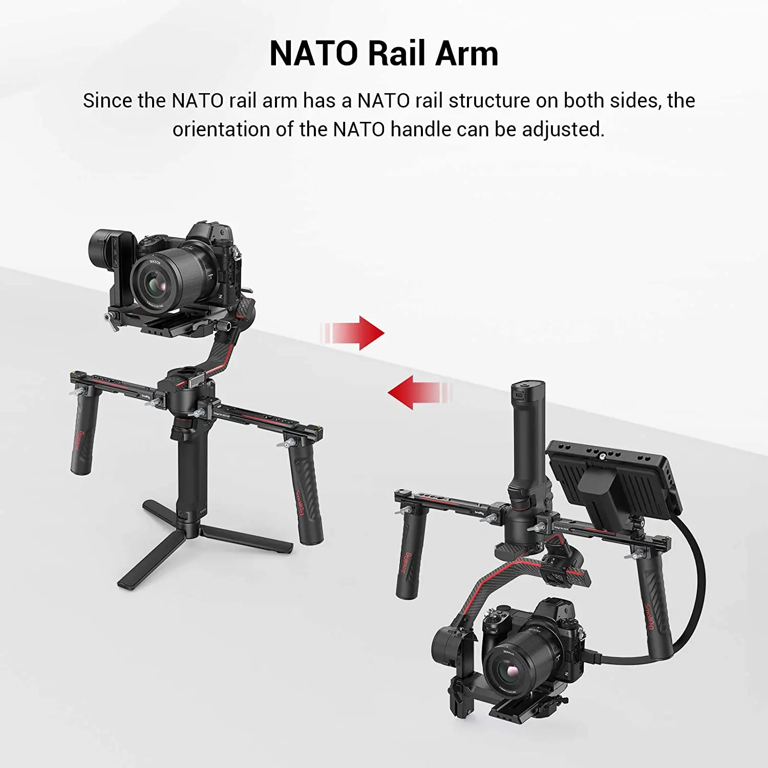 SmallRig 3027 Adjustable Dual  - Adjustable Monitor Mount avaliação e preço