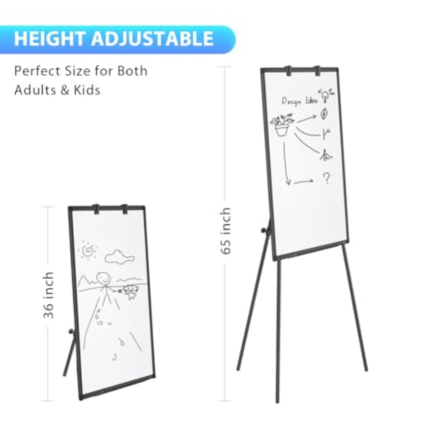 Easel Whiteboard - Magnetic Po - Whiteboard Easel Tripod avaliação e preço