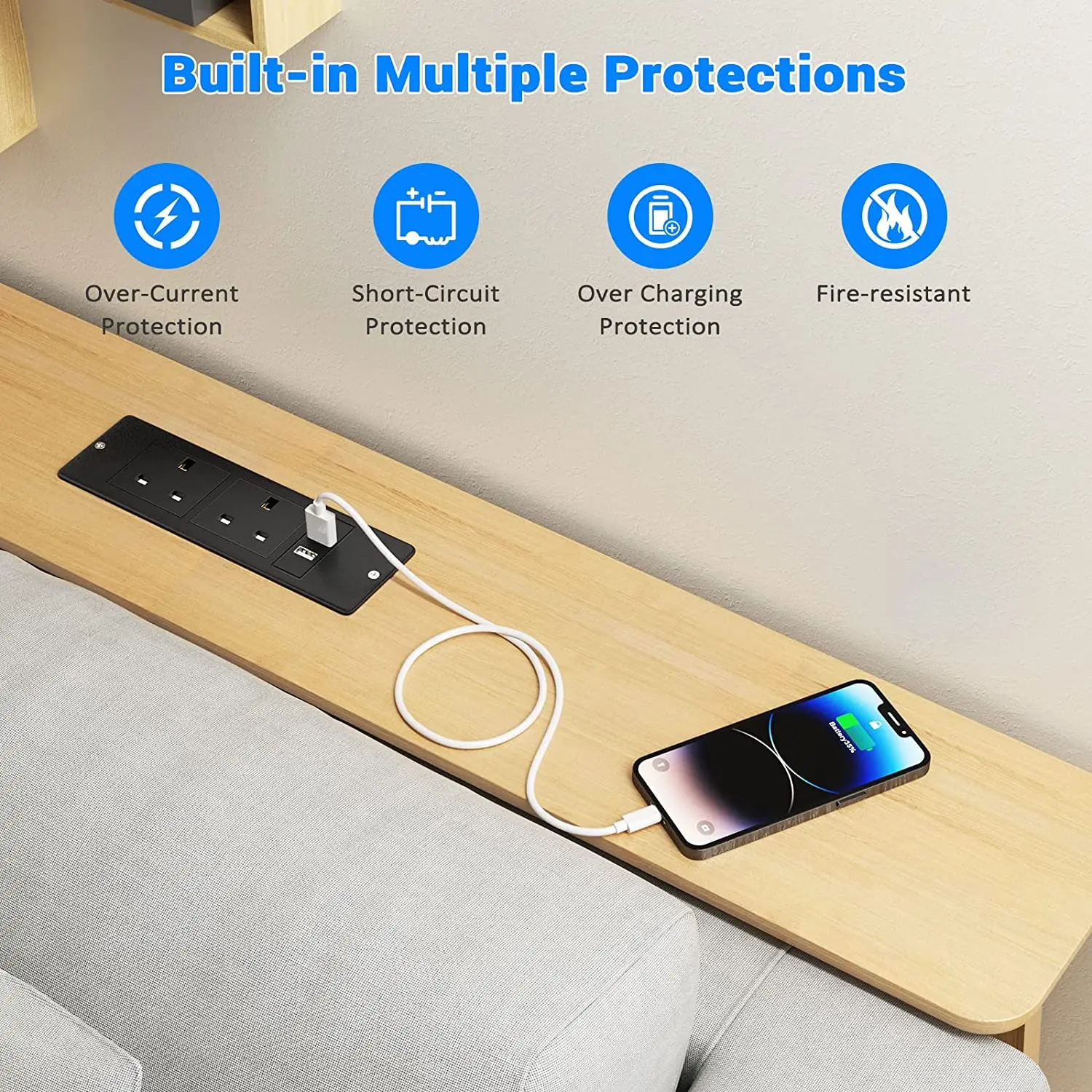 UK Embedded Table Hidden Socke - Office Furniture Uk avaliação e preço