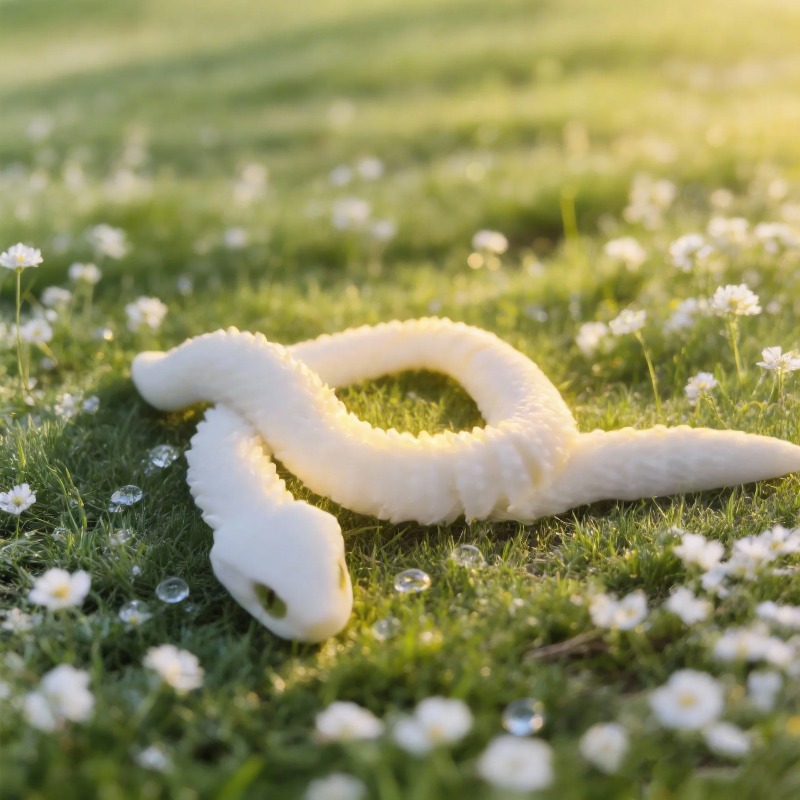 3D Printed Snake Decor 30cm Of - Cubicle Shelf Organizer avaliação e preço