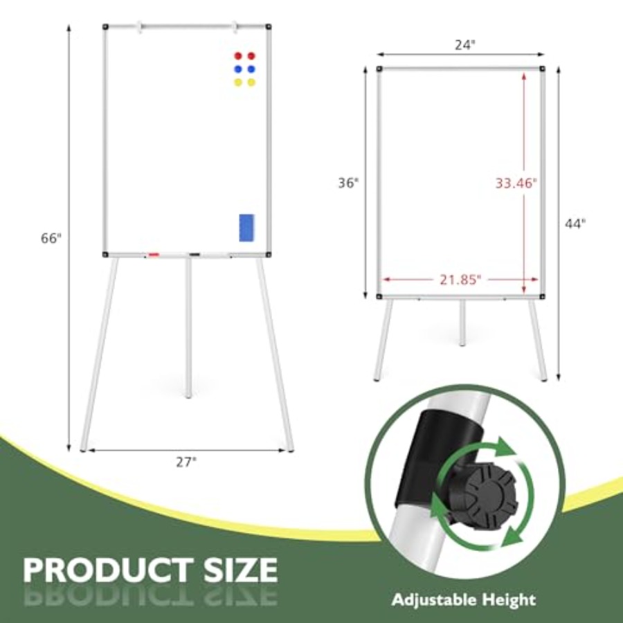 Magnetic Whiteboard Easel Stan - Whiteboard Easel Tripod avaliação e preço