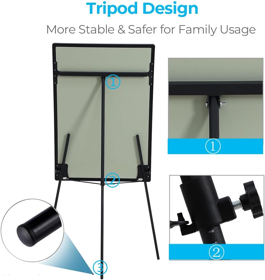 Dry Erase Easel 36x24 inch Mag - Whiteboard Easel Tripod avaliação e preço
