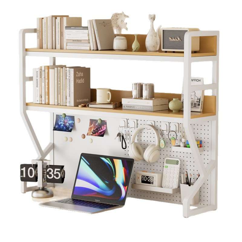 Desktop Storage Shelf with Peg - Cubicle Shelf Organizer avaliação e preço