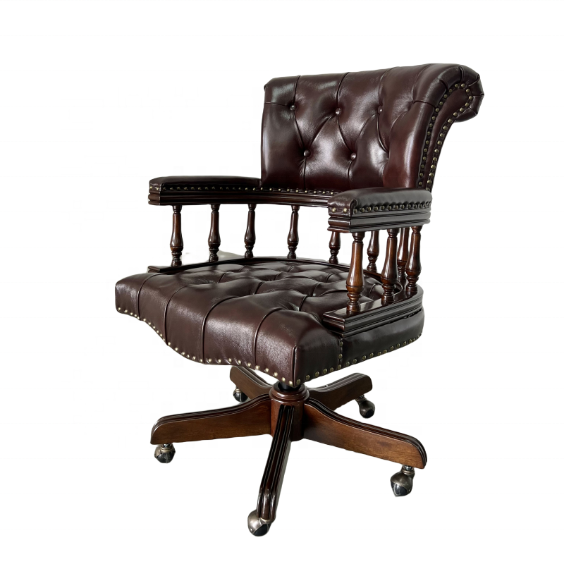 Dark Ox Blood Chesterfield Cap - Office Furniture Uk avaliação e preço