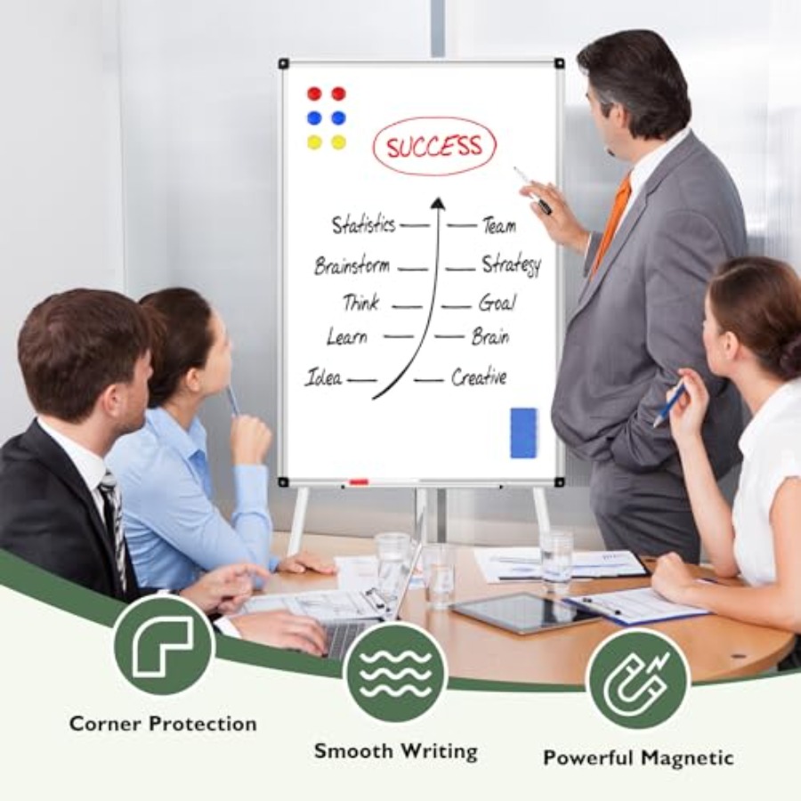 Magnetic Whiteboard Easel Stan - Whiteboard Easel Tripod avaliação e preço