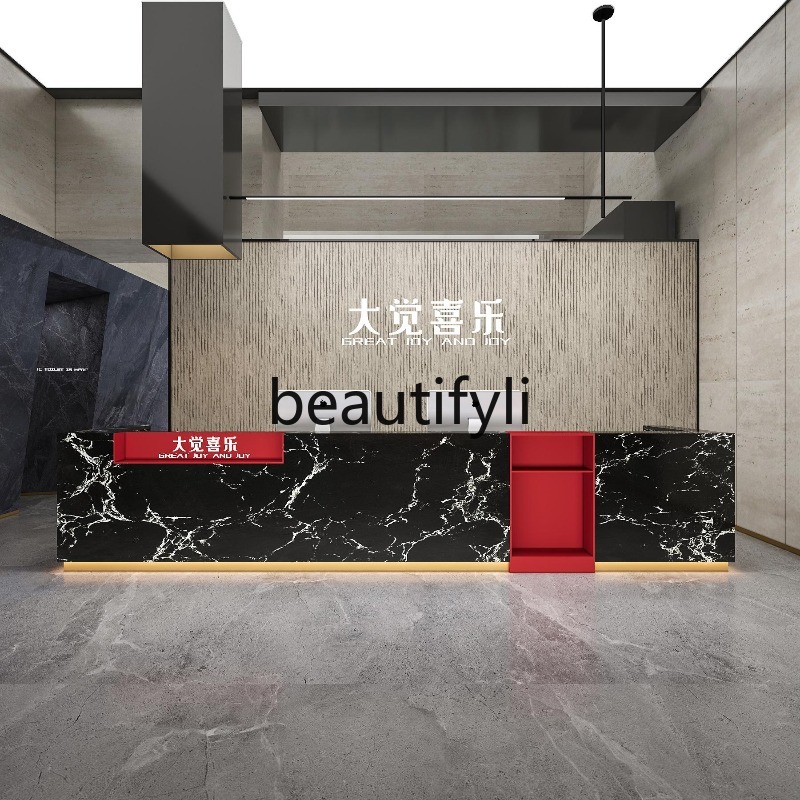 Marble Company Front Desk Rece - Reception Desk Counter avaliação e preço