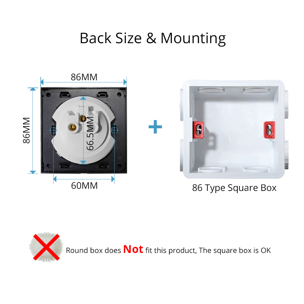 Wallpad L6 500W Dimmer Switch  - Office Furniture Uk avaliação e preço