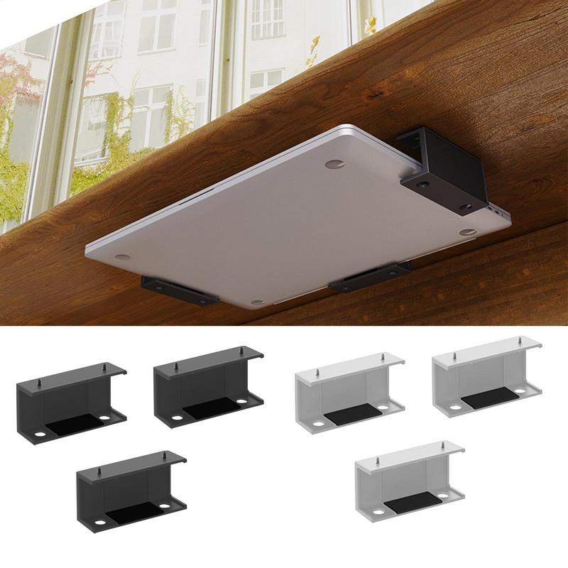 Under Desk Laptop Mount ABS Un - Cubicle Shelf Organizer avaliação e preço