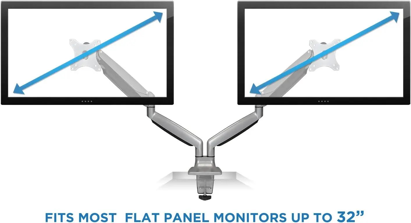 (MI-1772) Dual Monitor Arm Mou - Adjustable Monitor Mount avaliação e preço