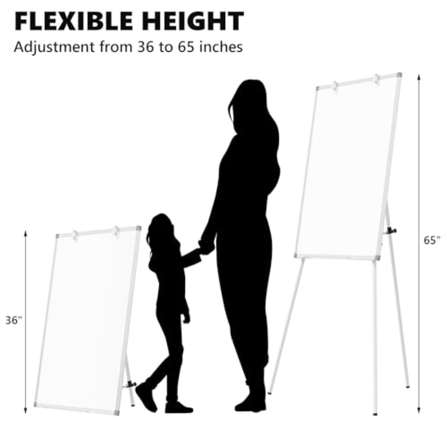 Portable 36 x 24 Whiteboard Ea - Whiteboard Easel Tripod avaliação e preço