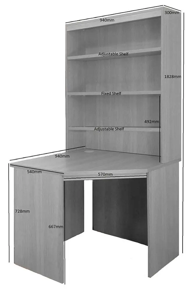 S Corner Desk Unit Computer Ta - Office Furniture Uk avaliação e preço