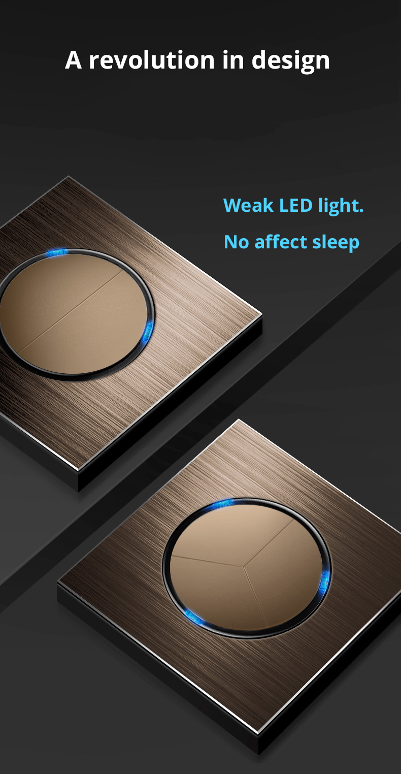Brown Wall Light Switch EU Fre - Office Furniture Uk avaliação e preço