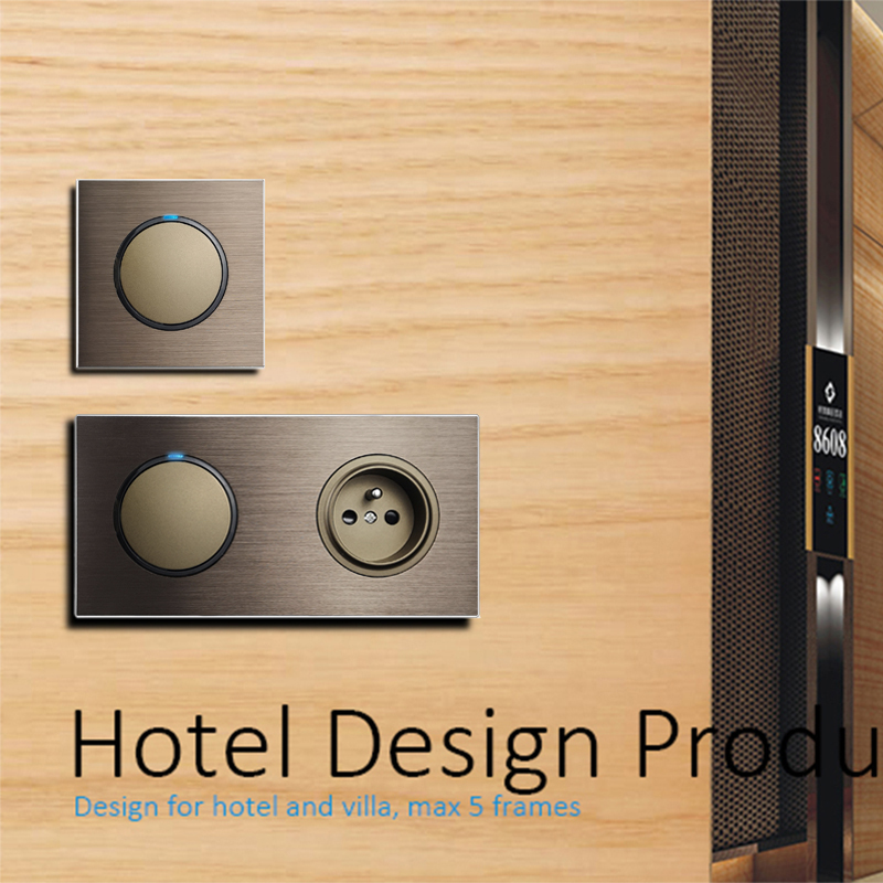 Brown Wall Light Switch EU Fre - Office Furniture Uk avaliação e preço