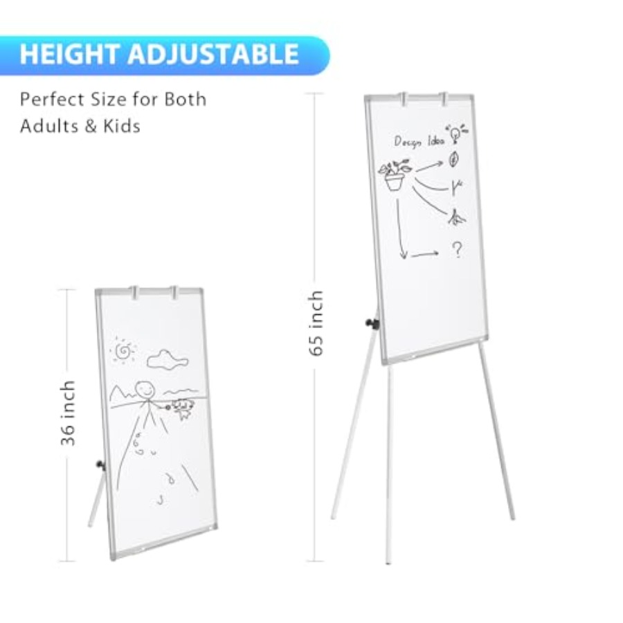 Easel Whiteboard - Magnetic Po - Whiteboard Easel Tripod avaliação e preço