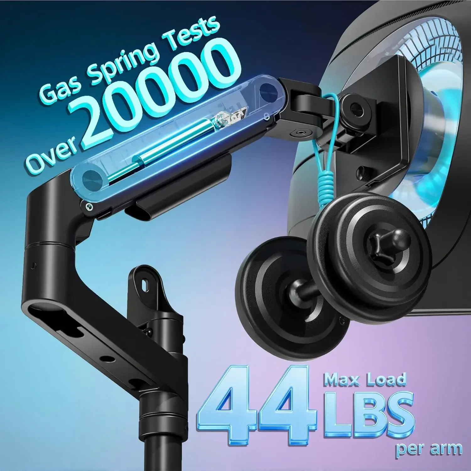 Dual Monitor Wall Mount for 17 - Adjustable Monitor Mount avaliação e preço