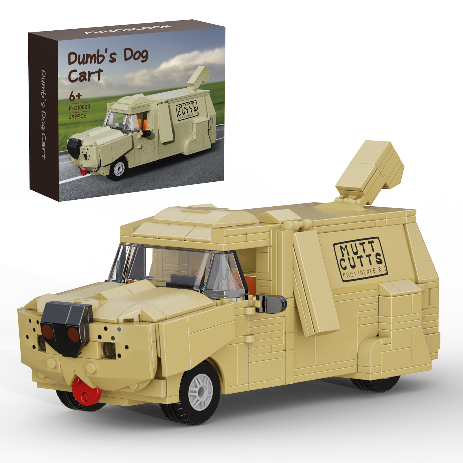Funny Dog Van DIY Car Building - Cubicle Shelf Organizer avaliação e preço