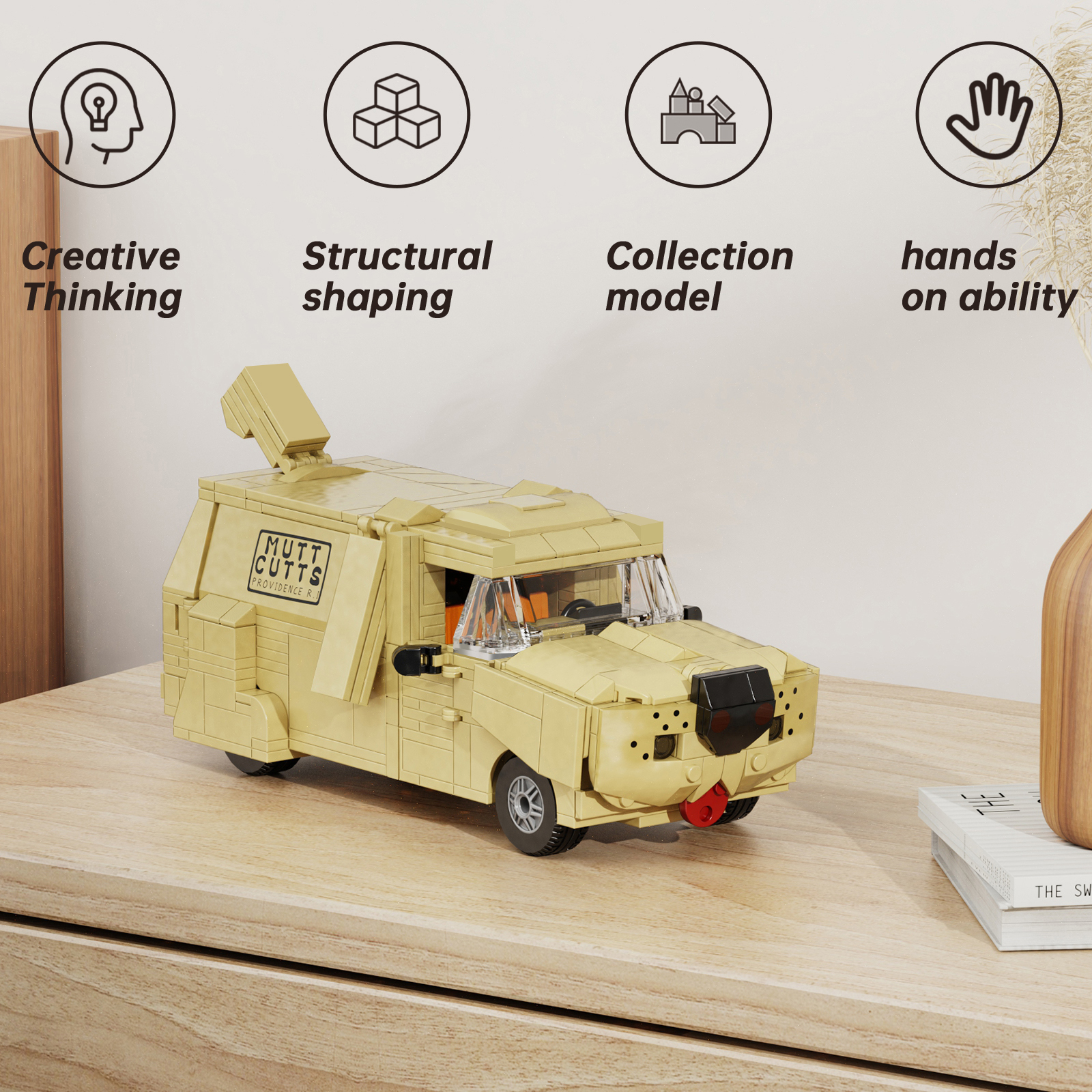 Funny Dog Van DIY Car Building - Cubicle Shelf Organizer avaliação e preço