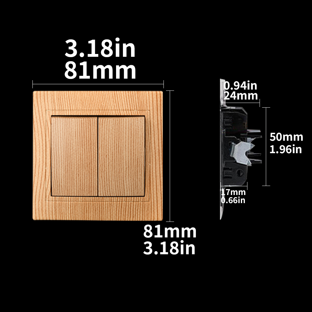 WESA Wood Wall Light Switch Cl - Office Furniture Uk avaliação e preço