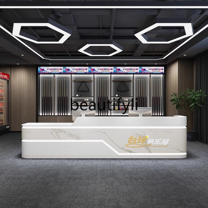 Billiard Room Painted Front De - Reception Desk Counter avaliação e preço