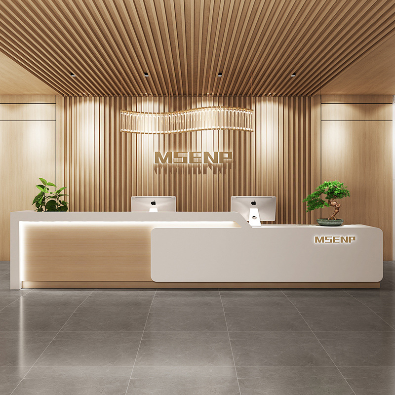 High-end Modern Checkout Count - Reception Desk Counter avaliação e preço