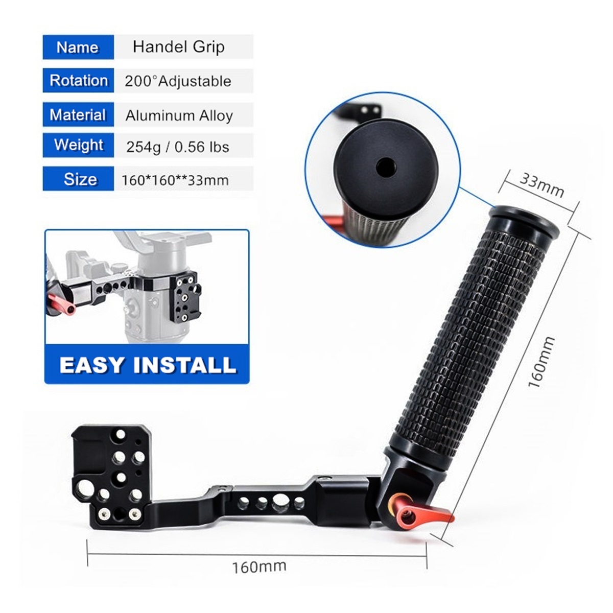 for DJI Ronin S SC RSC2 Gimbal - Adjustable Monitor Mount avaliação e preço