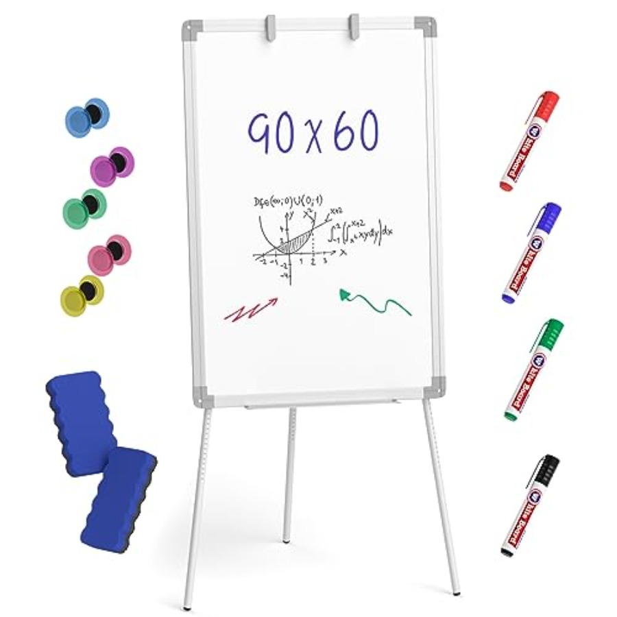 Easel Whiteboard with Stand, 3 - Whiteboard Easel Tripod avaliação e preço