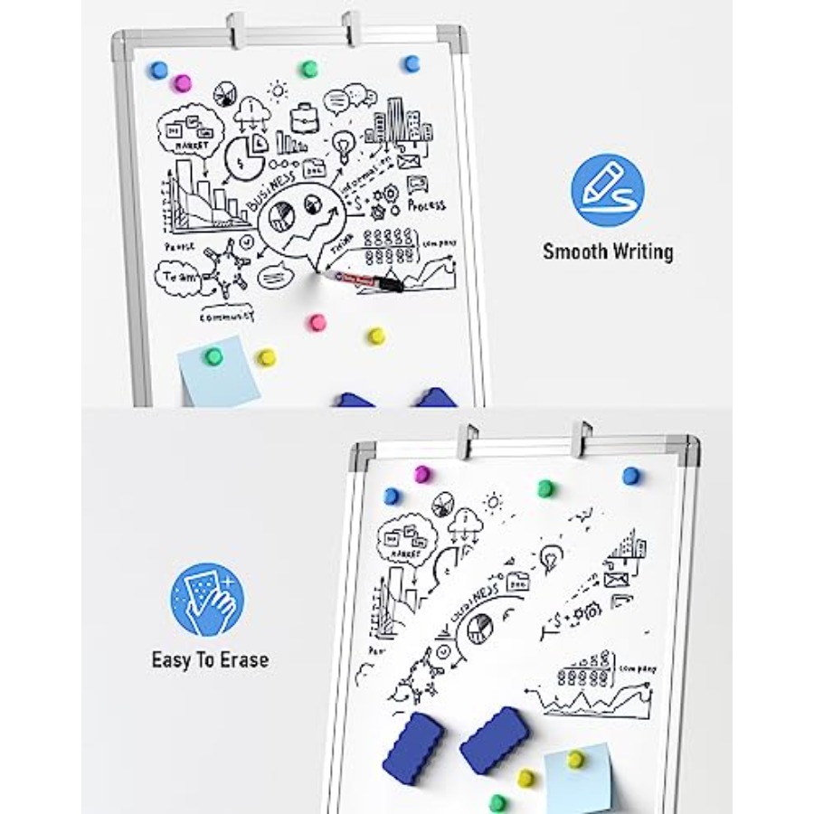 Easel Whiteboard with Stand, 3 - Whiteboard Easel Tripod avaliação e preço