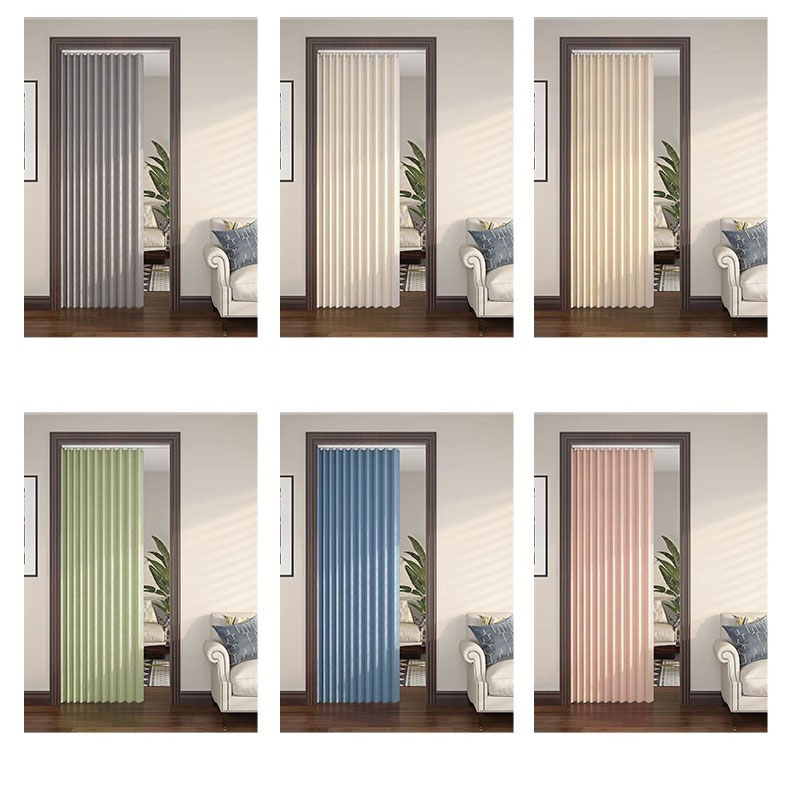 Folding Accordion Door Curtain - Partition Screen Divider avaliação e preço
