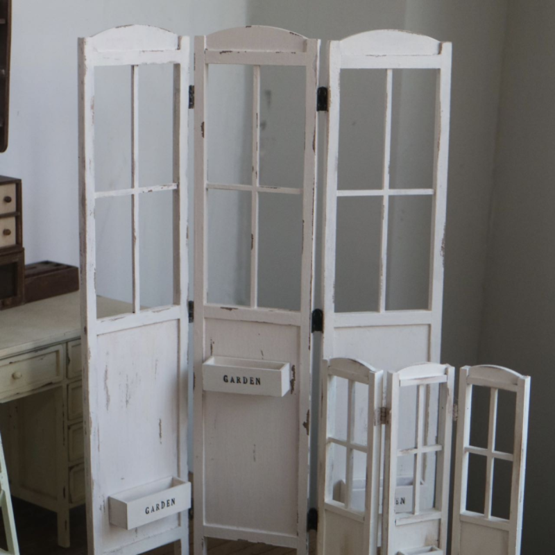Rustic Miniature Room Divider  - Partition Screen Divider avaliação e preço