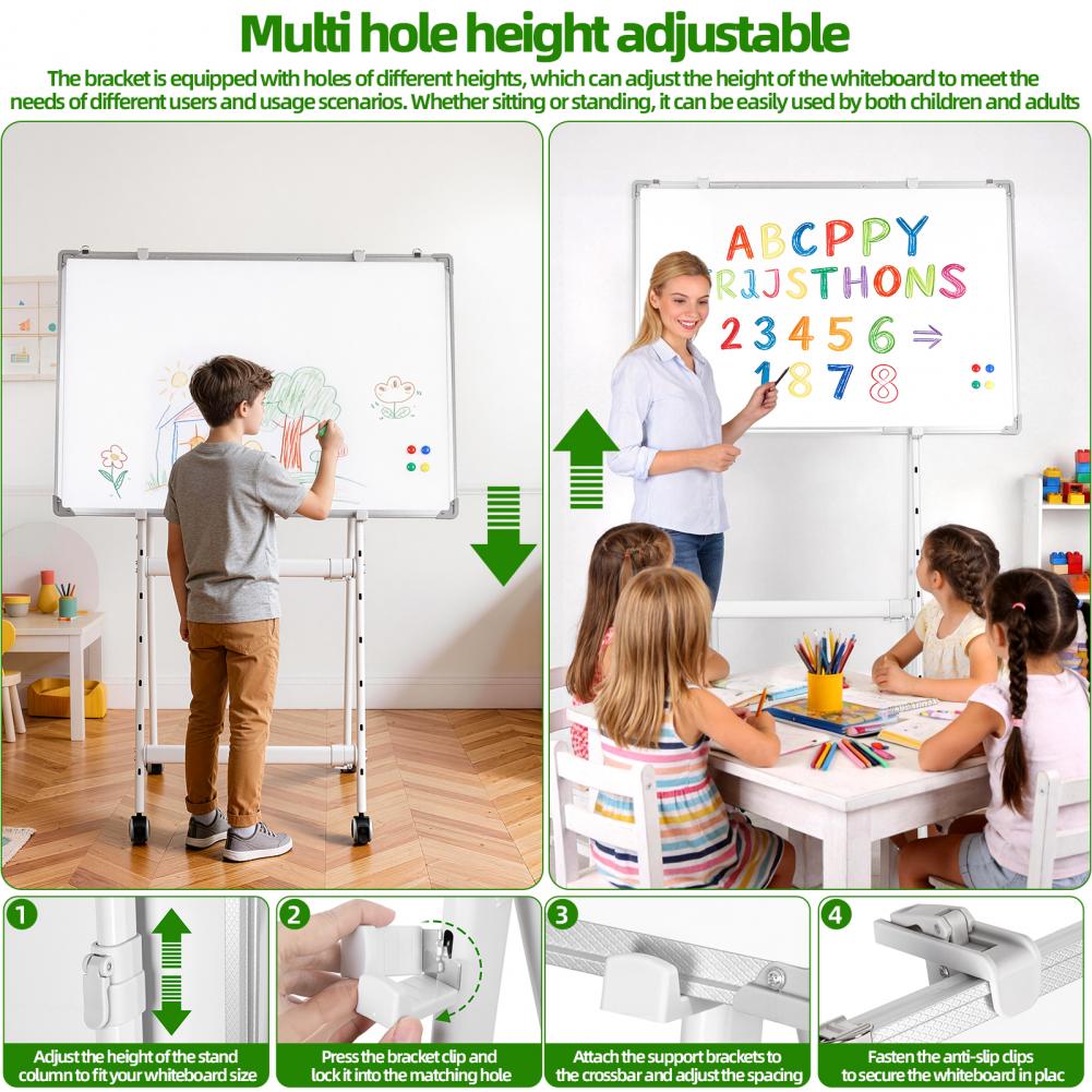40x28 Magnetic Dry Erase White - Whiteboard Easel Tripod avaliação e preço