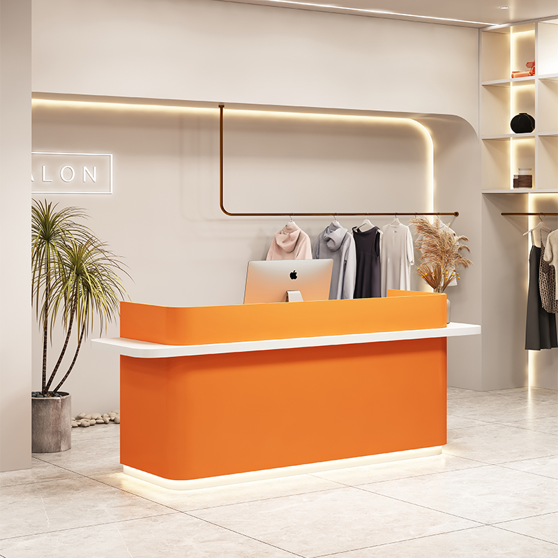 Clothing store checkout page c - Reception Desk Counter avaliação e preço