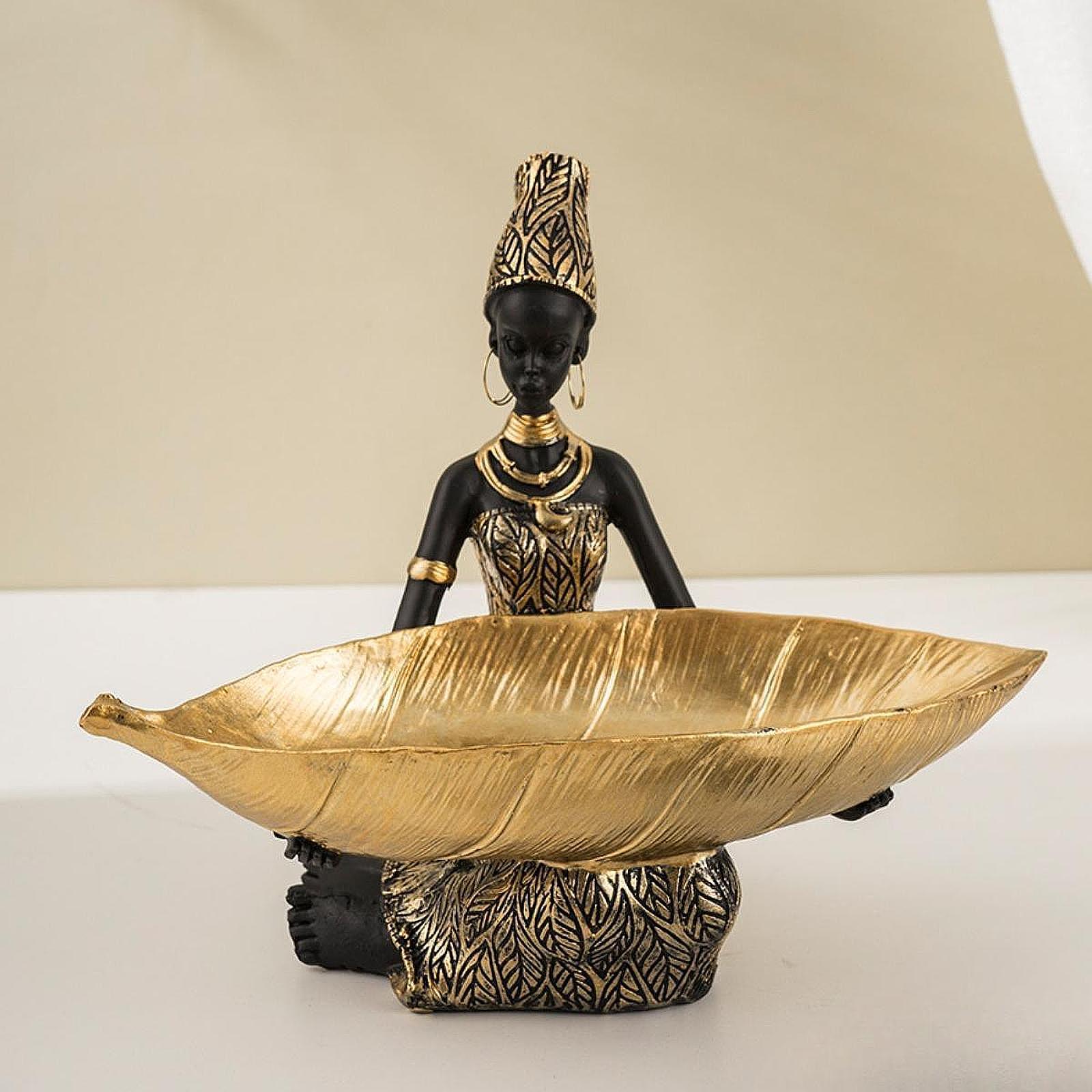 Resin Ornament African Woman S - Cubicle Shelf Organizer avaliação e preço