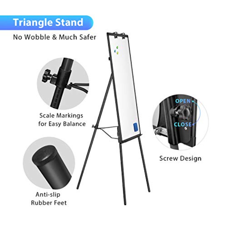 Easel Whiteboard - Magnetic Po - Whiteboard Easel Tripod avaliação e preço