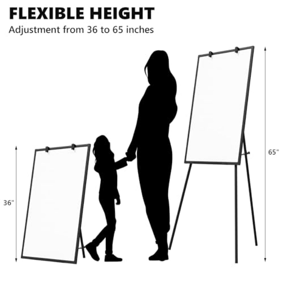 Large Whiteboard Easel with St - Whiteboard Easel Tripod avaliação e preço